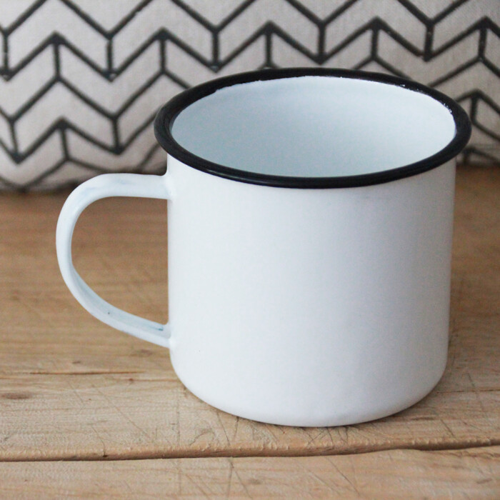 Tasse émaillée 8 cm – Image 2