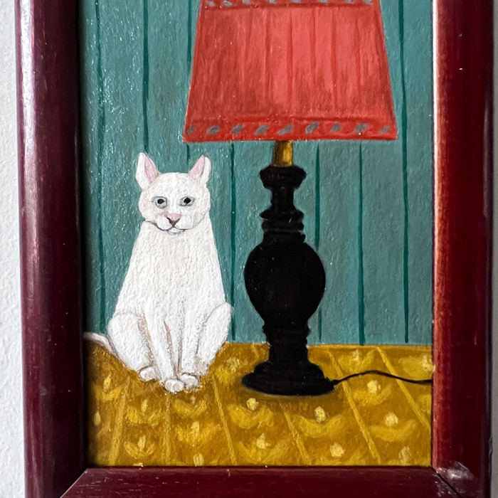 Peinture Le Chat et la Lampe – Image 3